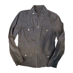 Maurices Olive Green Military Style Soldier Jacket Utility Coat Size M